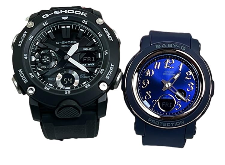 

[Casio] CASIO Pair Watch G-SHOCK G-Shock BABY-G Baby G Ana-Digi Battery Operated Genuine Pair Case Set of 2 GA-2000S-1AJF BGA-290SA-2AJF Watch