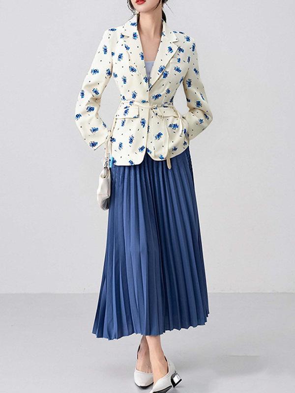 2025 Autumn/Winter European and American Women's Waist-Cinching Lace-Up Loose V-Neck Jacket