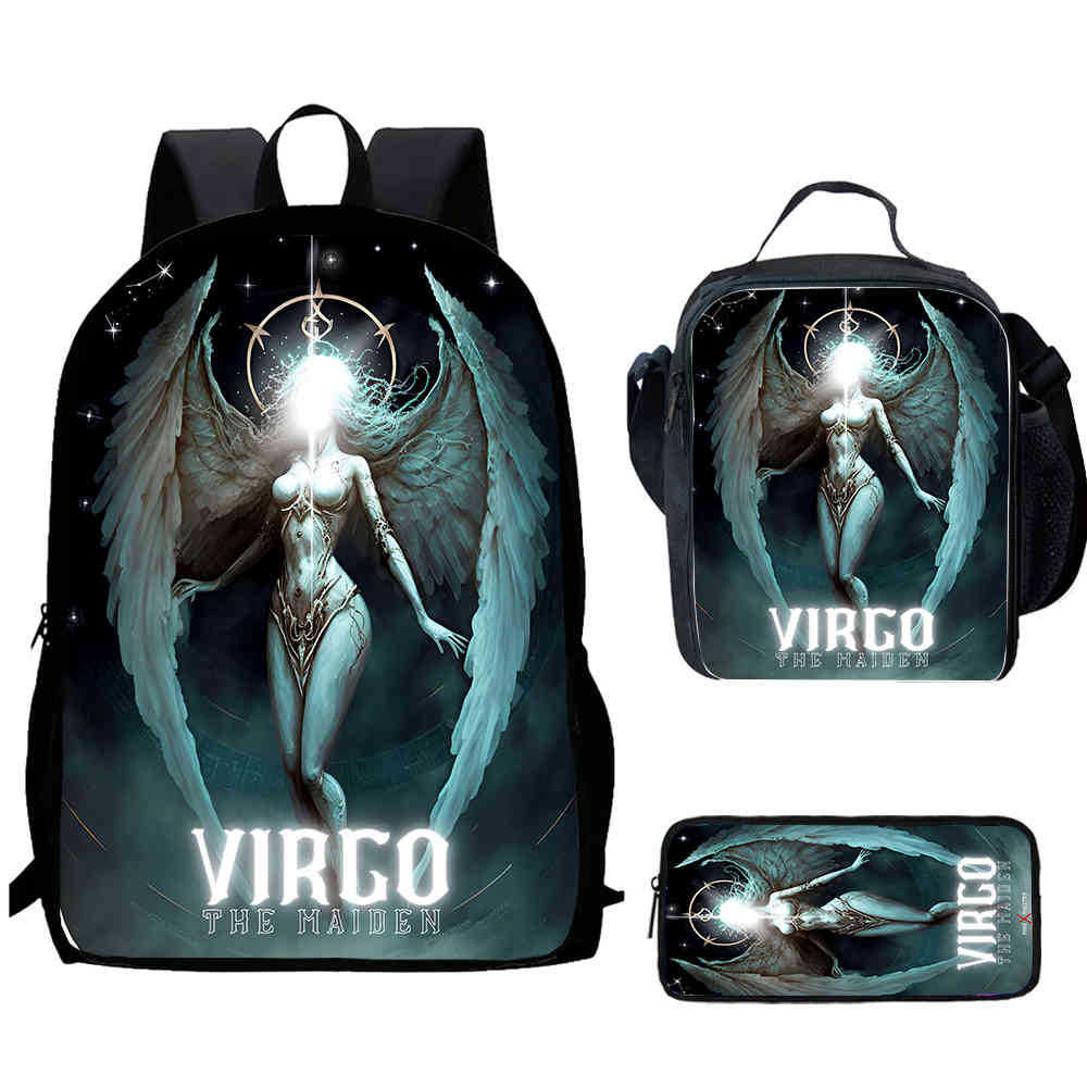 12 Sternbilder Schultasche High Definition Multifunktion Oxford Leichter Rucksack Haare