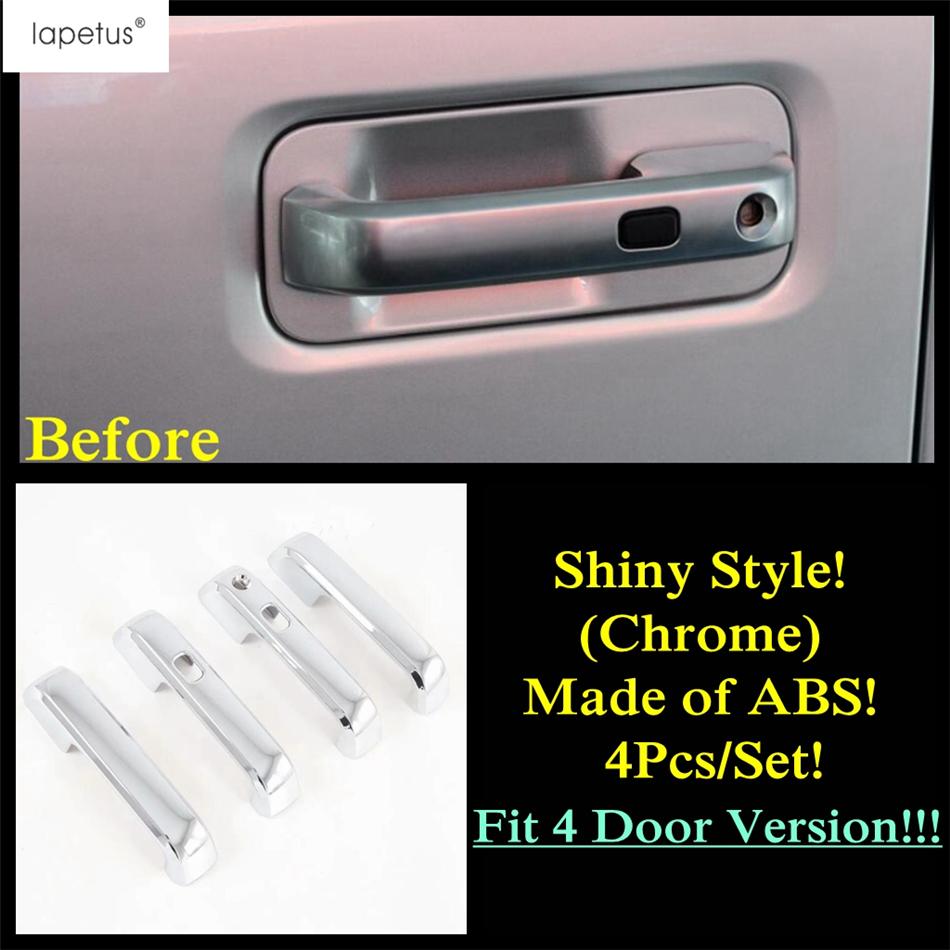 Carbon Fiber Side Door Handle Bowl Decoration Protection Cover Trim Accessories For Ford F-150 / Raptor 2015 -  2 / 4 Door