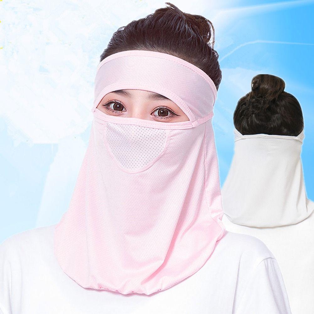 Sunscreen Veil Womne Neckline Mask Summer Sunscreen Mask Face Gini Mask Men Fishing Face Mask