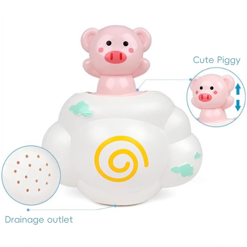 Niedliche Wolke Dusche Ei Badespielzeug Cartoon Tier Sprinkler Ei Schwimmende Wolke Bunt Interaktiv Badewanne Sensorisches Lernen