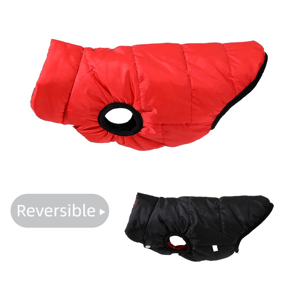 Pet Dog Coat Reversible Pet Clothes For Small Medium Dogs Cat Autumn Winter Windproof Puppy Jacket Costume Chihuahua Pug Outfits