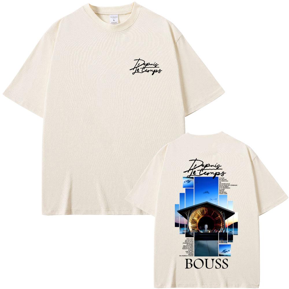 Rapper Bouss Et Si Jechoue Album Grafik T-Shirt Herren Damen Hip Hop Mode Popmusik T-Shirt Männlich Lässig Baumwolle Vintage T-Shirts