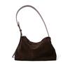 Genuine Leather Women's Tote Bag - High-Silk Matte Cowhide, Large Capacity, Commuting Shoulder/Underarm Bag