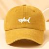 Fashionable Shark Print Baseball Cap, Multifunctional Outdoor Leisure Fisherman Hat, Versatile for Hiking Trips
