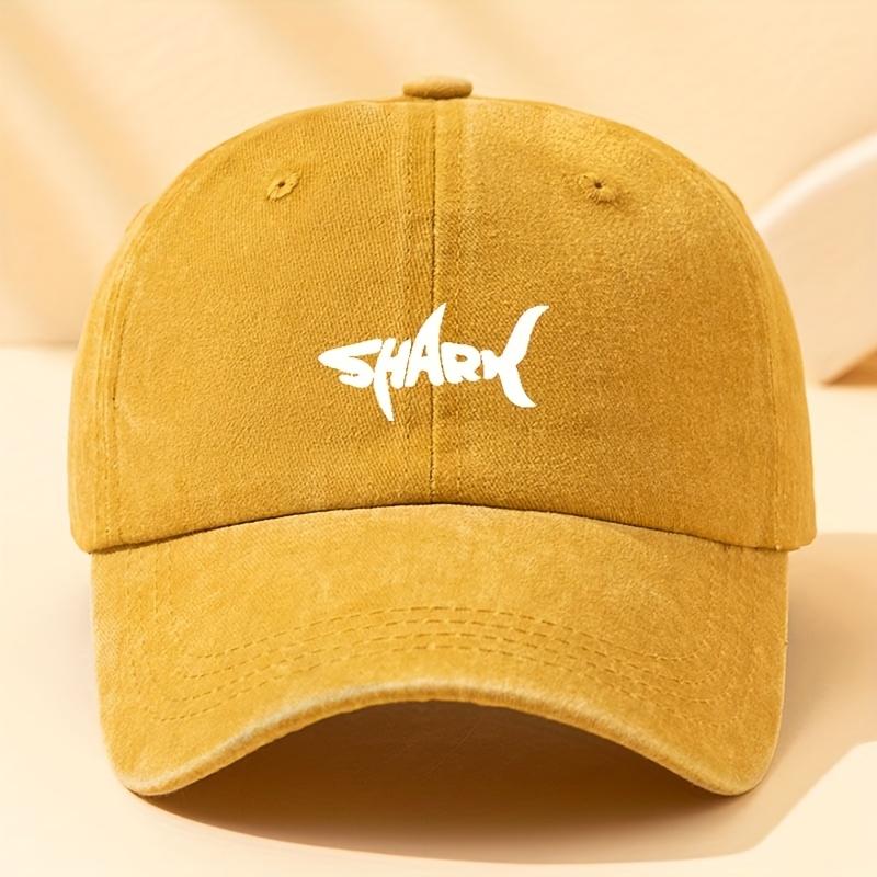 Fashionable Shark Print Baseball Cap, Multifunctional Outdoor Leisure Fisherman Hat, Versatile for Hiking Trips