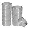 Home Bakery Tart Rings - Nonstick Perforated Pastry Molds,for Tarts,Cakes, Mousse,Pie Crusts -For Christmas, Thanksgiving Baking