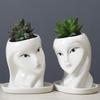 Cartoon Character Ceramic Flower Pot Cute Succulent Flower Pot Creative Home Gardening New Product