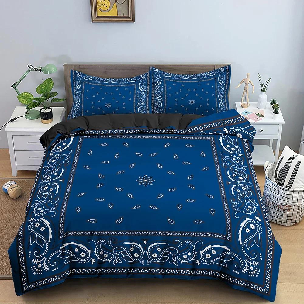 Floral Pattern Duvet Cover Ethnic Style Bedding Set For Bedroom 3D Printed Comforter Quilt Covers US/EU/AU Single Double 2/3PCS