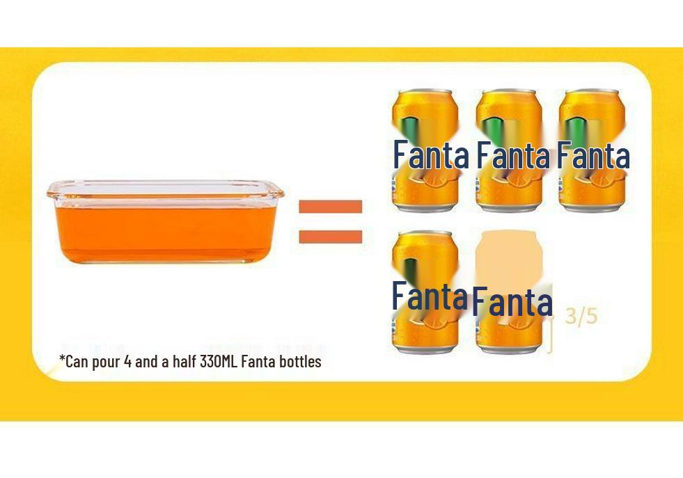 Microwaveable Transparent Glass Bento Lunch Box with Lid and Fresh-Keeping, Includes Damage Compensation.