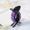 Korean Rainbow Hair Clips Claw Crabs Mink Fluff Hair Ball For Barrettes Bun Hair Clamps Pearl Hairpin Ponytail Hair Accessories