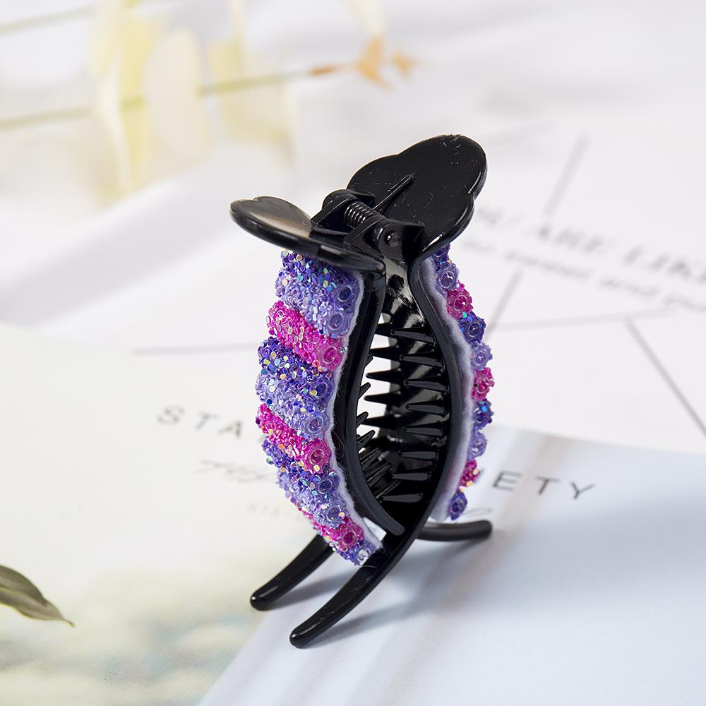 

Корейские радужные заколки-крабы для волос из норкового пуха с шариком для волос для заколок для пучка, зажимы для волос, жемчужная заколка, аксессуары для волос для хвостика