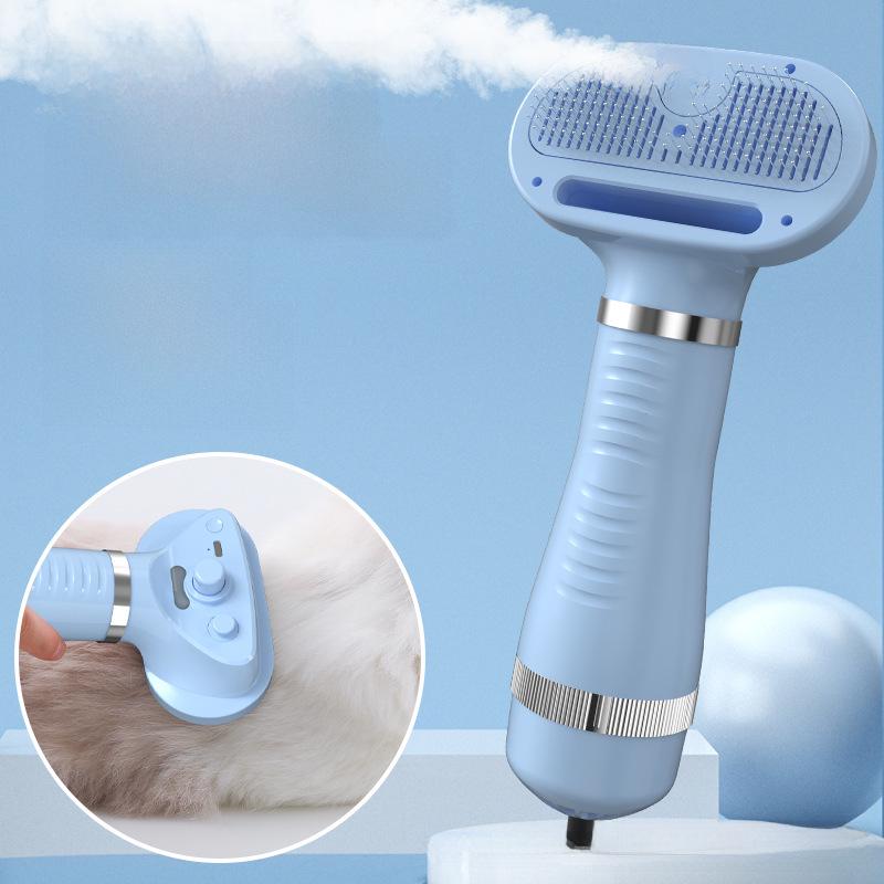 High-Power Hot Air Pet Dryer Comb for Small Dogs
