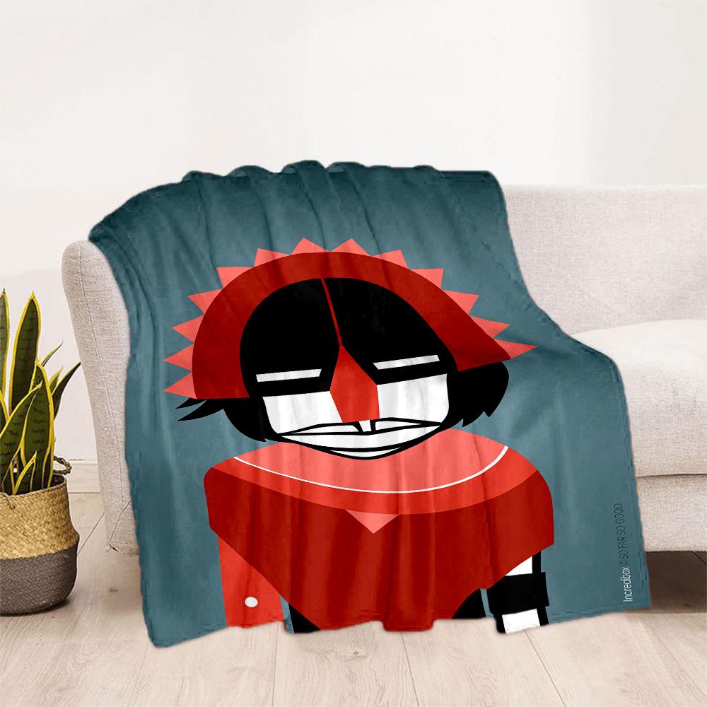 Incredibox Blanket Comfortable Perfect for Picnics Livingroom Office Four Seasons Multipurpose Digital Print Birthday Christmas Gift Blanket