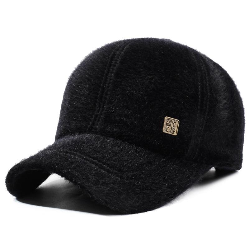 Winter Thick Baseball Cap Windproof Cap Men's Outdoor Warm Ear Protection Cotton Cap