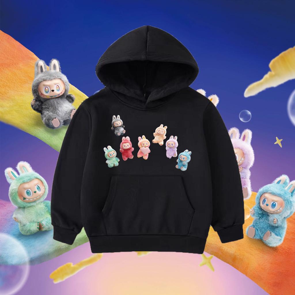 

Худи с принтом радужного рубчатого узора, популярный детский повседневный модный топ 110