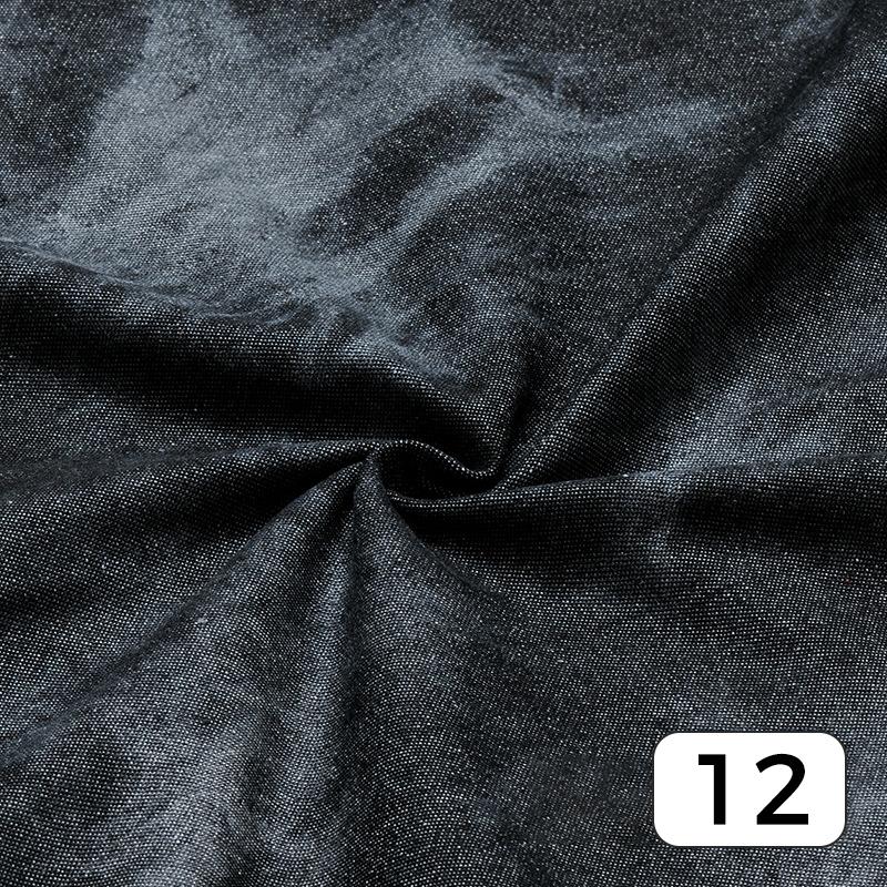 50*140 cm Trendy Džínovina Vázanka Sepraná Silná látka Pro Sukně Džíny Kalhoty Oblečení Šaty Šití Diy Patchwork Materiál