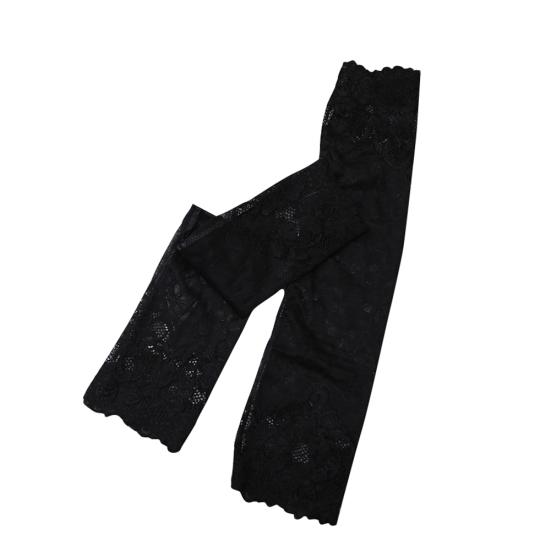 

Модные женские летние солнцезащитные эластичные тонкие кружевные рукава для верховой езды на рукавах чёрный