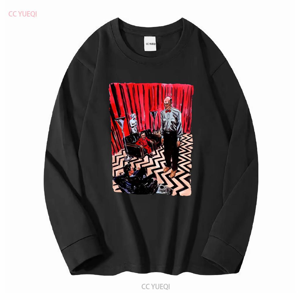 T-shirt Twin Peaks vintage Lavata Unisex Traspirante Alla moda Elegante Top Per l'Uso Quotidiano Casual Versatile Comodo Morbido