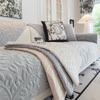 Cream Wind Sofa Cushion Four Seasons Universal Non-slip Sitting Cushion French Retro Plush Full Package Sofa Cover Scarf Cover Cloth