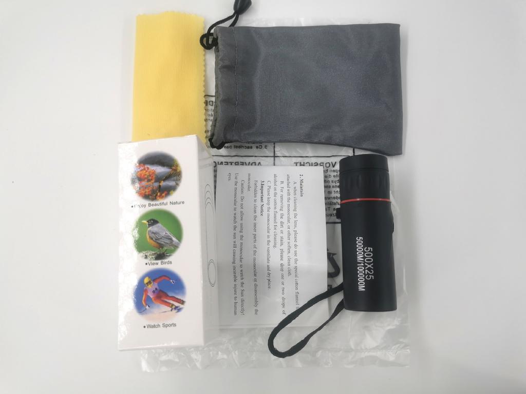 Outdoor Camping Hiking Monocular High Magnification HD Night Vision Mini Portable Binoculars