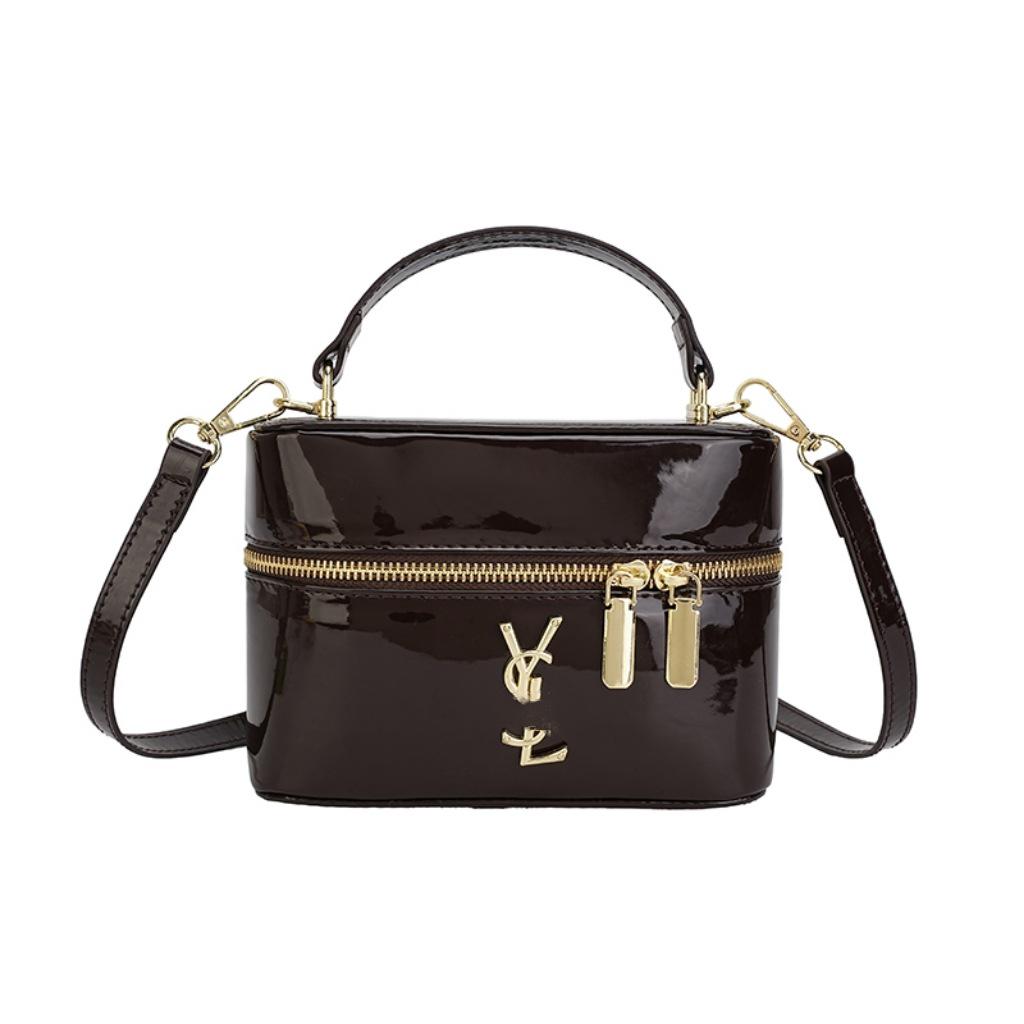 Luxuriöse glänzende Handtasche 25: Trendige Crossbody Nische Schultertasche