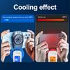 Yousheng Phone Cooler for Gaming Fast Cooling Cell Phone Fan with Low Noise Portable Mobile Phone Radiator for Iphone And for Android