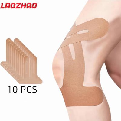 10Pcs Kinesiology Tape,Waterproof Kinesiology Tape For Knee Support,Elastic Athletic Tape For Muscle,Sports,Not Easy To Fall Off