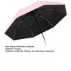 Portable Automatic Folding Umbrella, Sun Blocking UV Protection Travel Umbrella, Windproof Rainproof Sun Rain Umbrella for Men Women