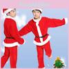 Luxurious Velvet Kids Christmas Costume Unisex Red Santa Outfit For Holiday Performances