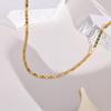 Gold Color Flat Mariner Chain Bracelets for Women, Chic Stainless Steel Anchor Chain Wristband Gift Jewelry