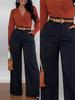 European & American Women's Wide-Leg High Waist Spring/Summer Fashion Casual Drape Pants