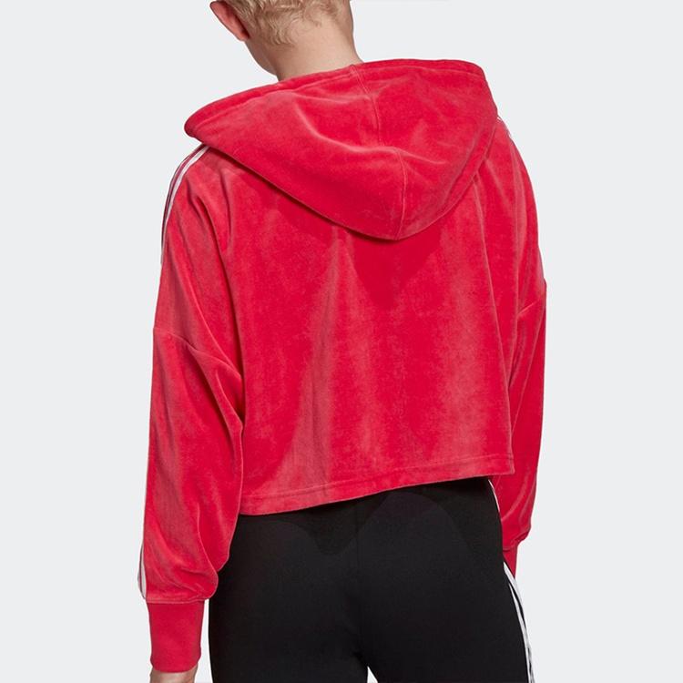 (WMNS) Adidas Originals Cropped Hoodie 'Red' Women's GI7622