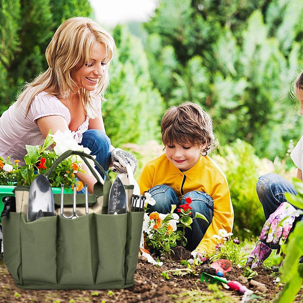 Garden Gardening Tools Storage Bag Large Capacity Multifunctional Household Outdoor Storage Tote Bag Bag