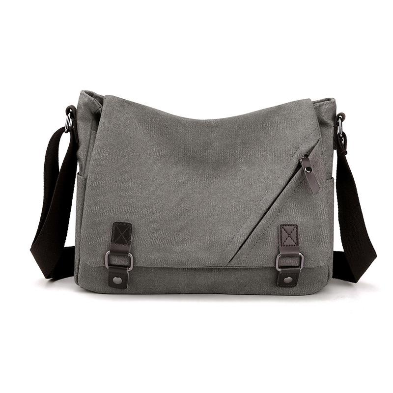 Light Bag New Canvas Large Capacity Messenger Bag Multifunctial Fashi Trend Casual Shoulder Bag