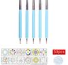 53-Piece Children's Mandala Drawing & Dotting Tool Set