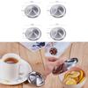 8.5/9.3/10.2cm Stainless Steel Cup Lids Dust-Proof Drink Cup Lids  Ceramic Tumbler Beverage