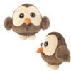 Adorable Owl Plush Toy With Ultra Soft Crystal Velvet 20cm Stuffed Animal