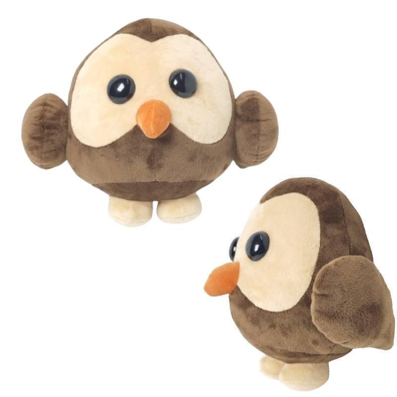Adorable Owl Plush Toy With Ultra Soft Crystal Velvet 20cm Stuffed Animal