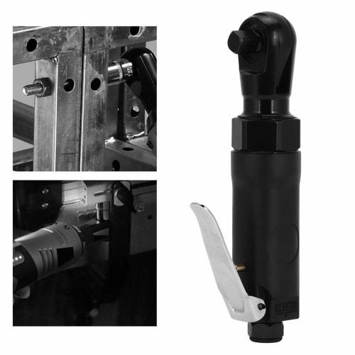 3/8" Air Ratchet Wrench, Mini Air Ratchet, Pneumatic, 260 RPM, Auto Repair Tool, Lightweight, Compact, Adjustable