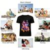 Halloween Witch Graphic Tee Spooky Ghost Pumpkin Print Casual Crewneck Shirt Festive Holiday Outfit Pure Cotton T-shirt