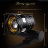 Bicycle Focusing Headlight Rechargeable LED Bicycle Light Bike Front Headlight