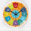 10-inch 25cm Learning Early Education Automatic Time-to-time Radio Clock Home Living Room Bedroom Mute Clock Hanging