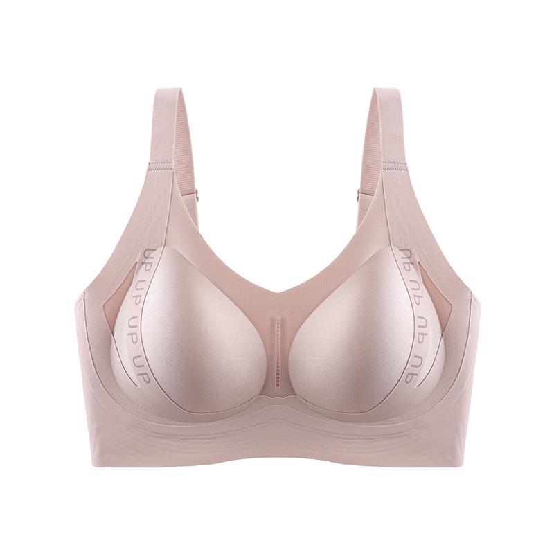 

Бесшовный бюстгальтер Женский поддерживающий бюстгальтер Собирающий бюстгальтер Коллекция и аксессуар Бюстгальтер Интегрированный спортивный бюстгальтер Без косточек 3XL серый