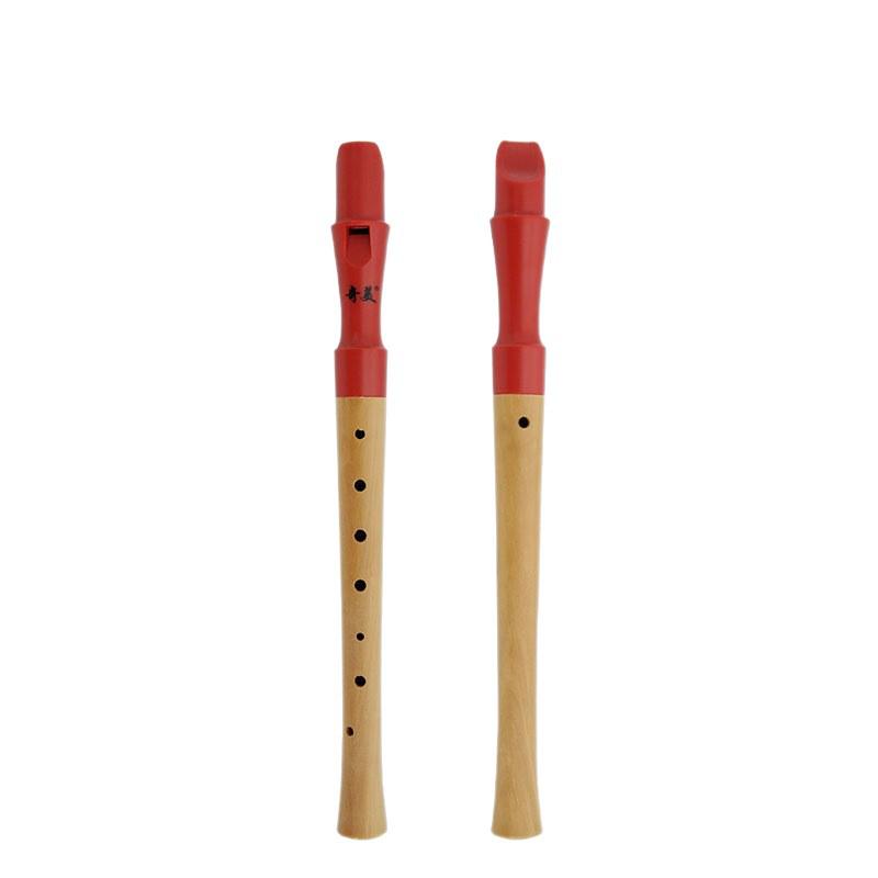 Chime Soprano Recorder: Half-Wood, Six/Eight-Hole, German/English Fingering, for Adults & Children.