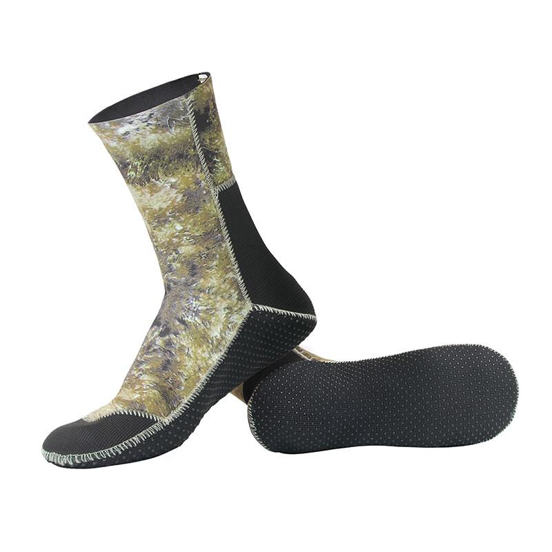 Weslimt Women s Long Thermal Anti-Slip Diving Socks XS-XXL
