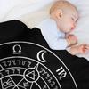 Alchemical Sigil Throw Blanket Halloween Summer Beddings Wednesday Blankets