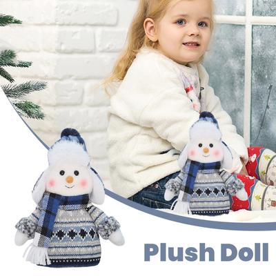 Cartoon Plush Toy Birthday Party Christmas Gifts for Kids Girl Lovely Winter Doll Cute Desktop Decorations Home Ornament