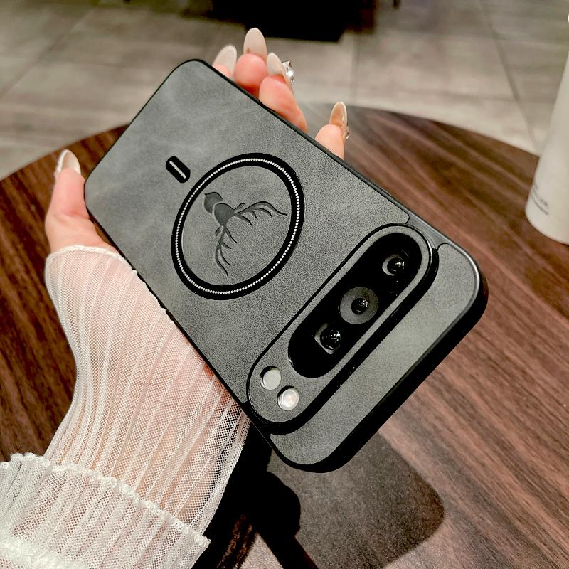 

Vintage PU Leather Case For Google Pixel 10 9 8 7 Pro XL A 9A 8A 7A 9Pro 8Pro 7Pro ProXL Phone Cover For Magsafe Wireless Charge For Pixel 7A